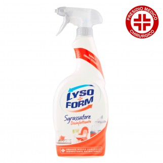 Lysoform Sgrassatore Detergente Disinfettante Spray Presidio Medico