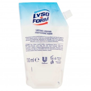 Lysoform Protezione Mani Sapone Liquido Igienizzante Ecoricarica -