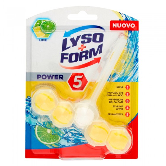 Lysoform Power 5 Azioni Lime WC Tavoletta Igienizzante - 1 Tavoletta Lysoform Power 5 Azioni Lime WC Tavoletta Igienizzante - 1 Tavoletta