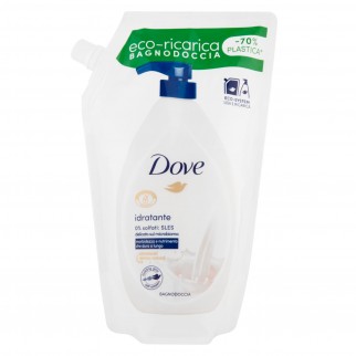 Dove Eco-Ricarica Bagnodoccia Idratante Morbidezza e Nutrimento -