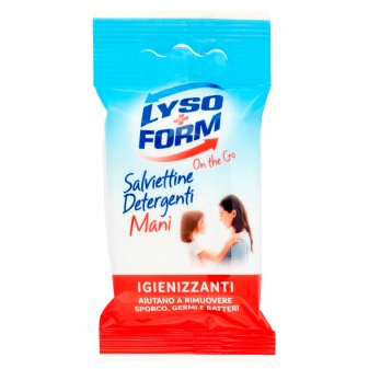 Lysoform On The Go Salviettine Mani Detergenti Igienizzanti -