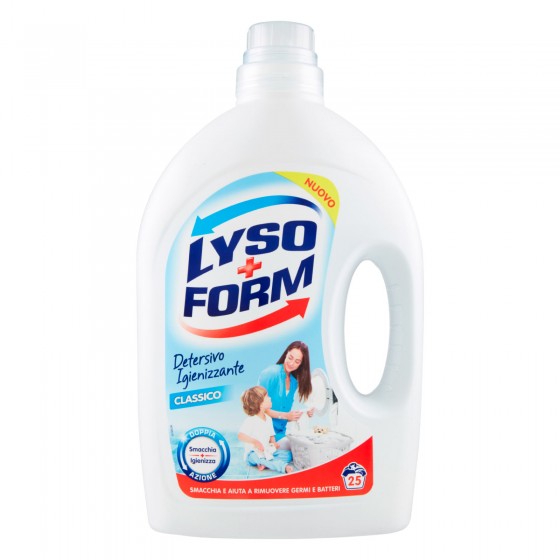 Lysoform Detersivo Igienizzante Classico Doppia Azione 25 Lavaggi -