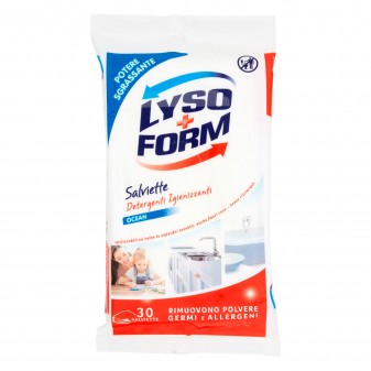 Lysoform Salviette Detergenti Igienizzanti Potere Sgrassante