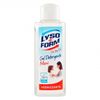 Lysoform On The Go Gel Detergente Igienizzante Mani con Alcol - Flacone da 100ml