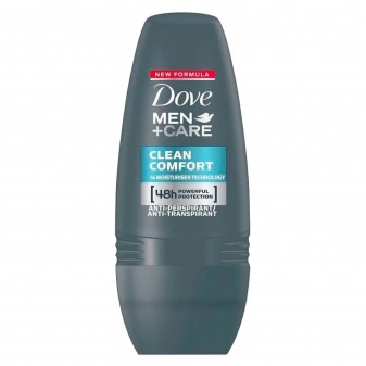 Dove Men+Care Deodorante Roll-On Clean Comfort Anti-Traspirante -