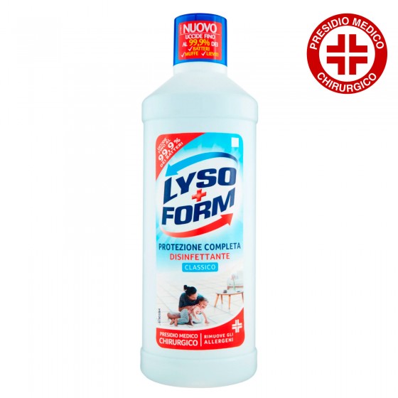 Lysoform Protezione Completa Disinfettante Classico Pavimenti Lysoform Protezione Completa Disinfettante Classico Pavimenti