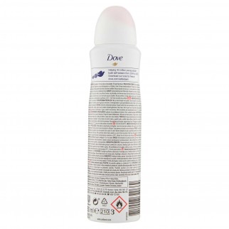 Dove Deodorante Spray Pesca & Verbena al Limone 48h 0% Sali di