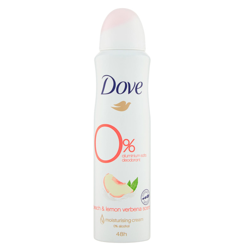 Dove Deodorante Spray Pesca & Verbena al Limone 48h 0% Sali di