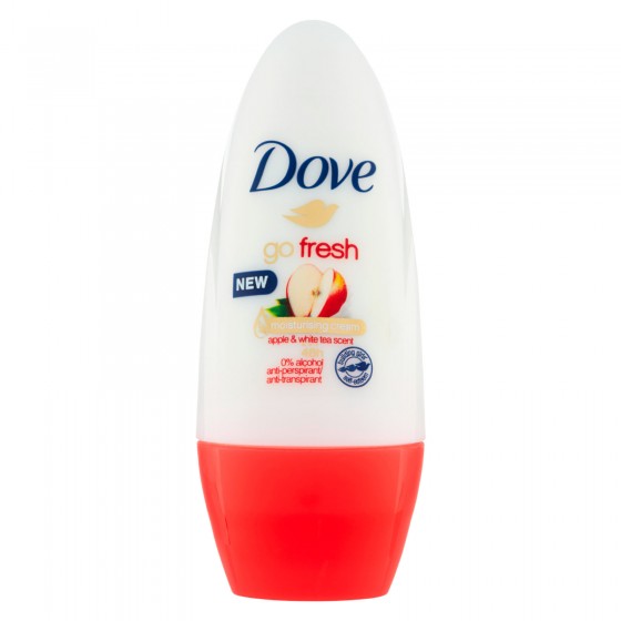 Dove Deodorante Roll-On Go Fresh 48h Mela e Tè Bianco 0% Alcol Dove Deodorante Roll-On Go Fresh 48h Mela e Tè Bianco 0% Alcol