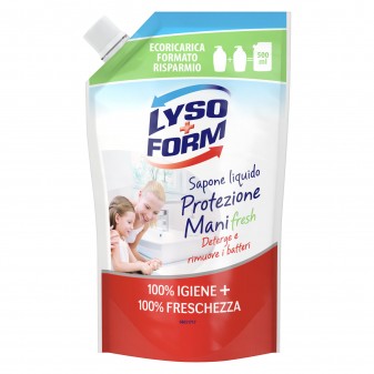 Lysoform Protezione Mani Fresh Sapone Liquido Igienizzante Ecoricarica -...