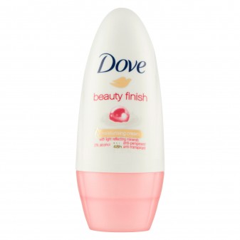Dove Deodorante Roll-On Beauty Finish 48h con Minerali 0% Alcol...