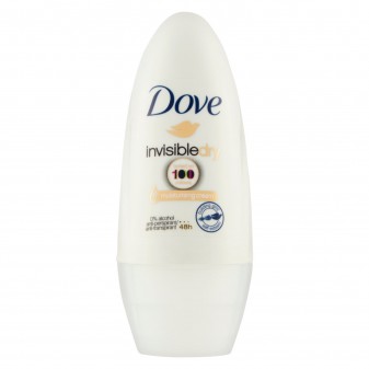 Dove Deodorante Roll-On Invisible Dry 48h 0% Alcol Antitraspirante e