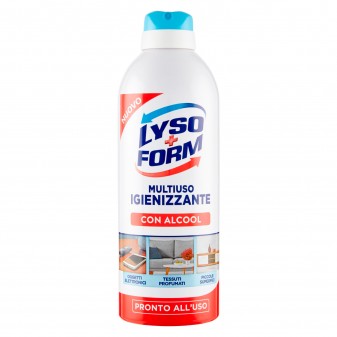 Lysoform Multiuso Igienizzante Spray con Alcool Pronto all'Uso -