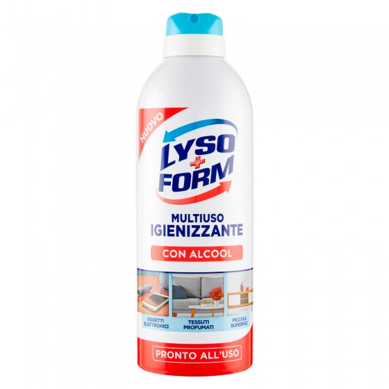 Igienizzante Multiuso con Alcool Spray Pronto all'Uso 300ml Lysoform