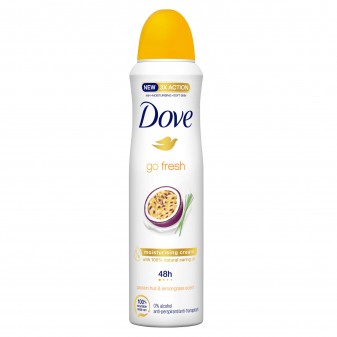Dove Deodorante Spray Go Fresh 48h Passion Fruit & Citronella 0% Alcol...