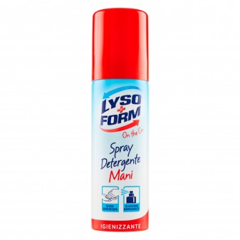 Lysoform On The Go Spray Detergente Igienizzante Mani con Alcol -