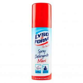 Lysoform On The Go Spray Detergente Igienizzante Mani con Alcol -