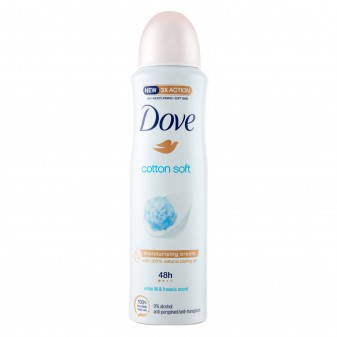 Dove Deodorante Spray Cotton Soft 48h Ninfea Bianca & Fresia 0% Alcol