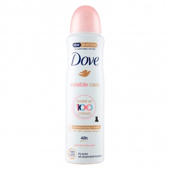 Dove Deodorante Spray Invisible Care 48h Rosa & Ninfea d'Acqua 0%
