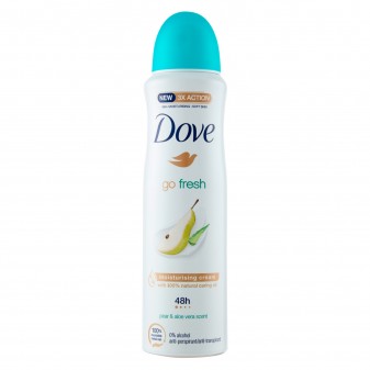 Dove Deodorante Spray Go Fresh 48h Pera & Aloe Vera 0% Alcol Antitraspirante...