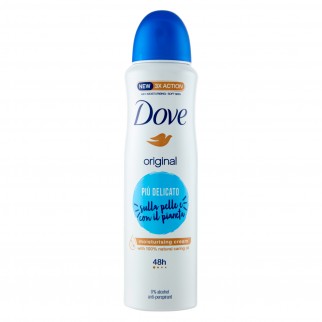 Dove Deodorante Spray Original 48h Delicato 0% Alcol Antitraspirante