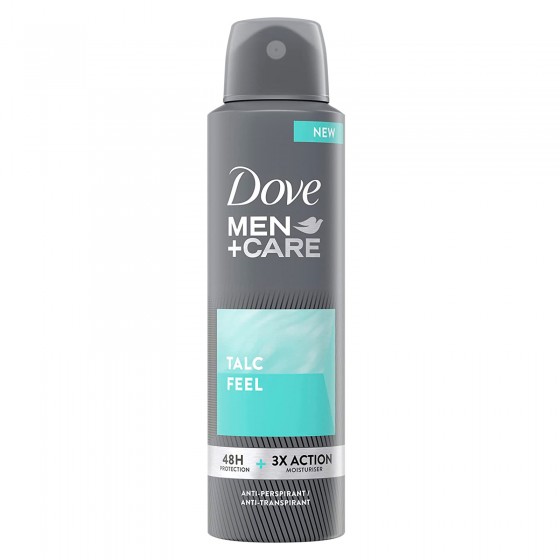 Dove Men+Care Deodorante Spray Talc Feel 48h 0% Alcol Antitraspirante Dove Men+Care Deodorante Spray Talc Feel 48h 0% Alcol Antitraspirante