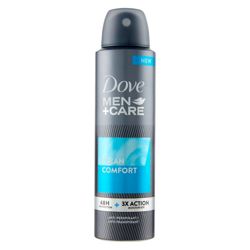 Dove Men+Care Deodorante Spray Clean Comfort 48h 0% Alcol