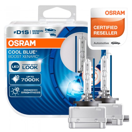 Osram Cool Blue Boost Xenarc Auto Xenon 35W Fari Xeno 85V - 2 Osram Cool Blue Boost Xenarc Auto Xenon 35W Fari Xeno 85V - 2