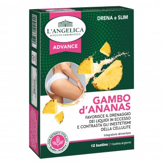 L'Angelica Gambo d'Ananas Integratore Alimentare Drenante - Confezione da 12...