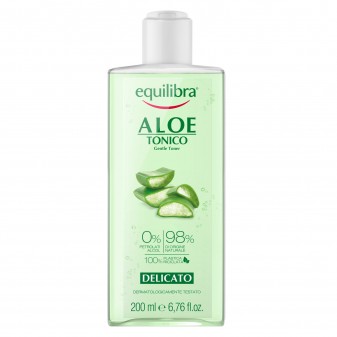 Equilibra Aloe Tonico Viso Delicato con Acqua di Hamamelis e Vitamina