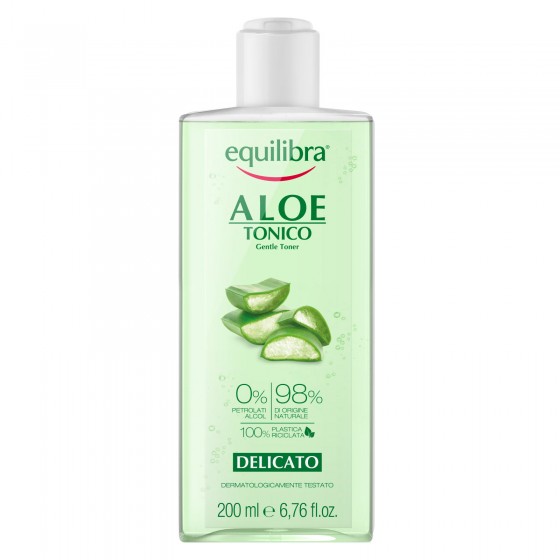 Equilibra Aloe Tonico Viso Delicato con Acqua di Hamamelis e Vitamina Equilibra Aloe Tonico Viso Delicato con Acqua di Hamamelis e Vitamina