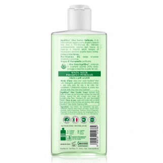 Equilibra Aloe Tonico Viso Delicato con Acqua di Hamamelis e Vitamina