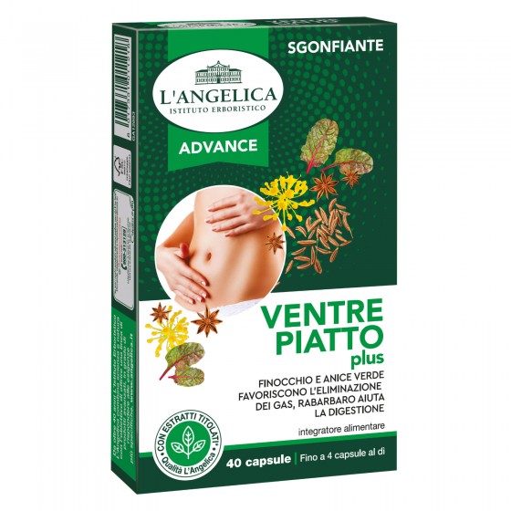 L'Angelica Ventre Piatto Plus Integratore Alimentare per il Gonfiore L'Angelica Ventre Piatto Plus Integratore Alimentare per il Gonfiore