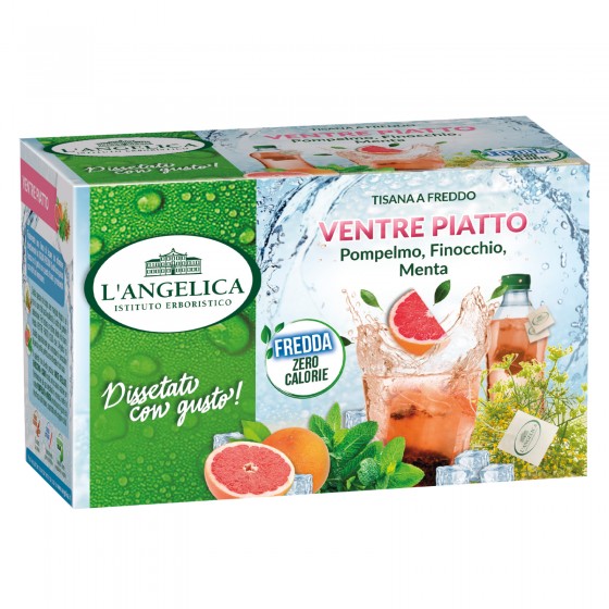 L'Angelica Tisana a Freddo Ventre Piatto con Pompelmo Finocchio e L'Angelica Tisana a Freddo Ventre Piatto con Pompelmo Finocchio e