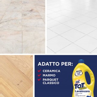 Smac Tot Giallo Lavaincera Detergente Pavimenti Pregiati - Flacone da