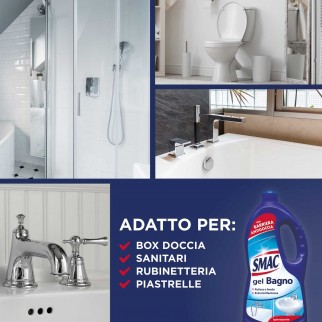 Smac Gel Bagno Igienizzante con Barriera Antigoccia - Flacone da 850ml