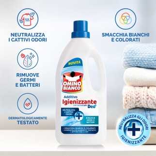 Omino Bianco Additivo Igienizzante con Tecnologia DEO+ - Flacone da 1