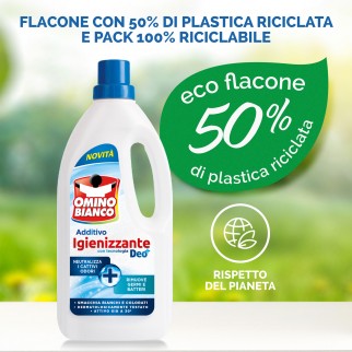 Omino Bianco Additivo Igienizzante con Tecnologia DEO+ - Flacone da 1