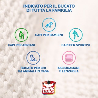 Omino Bianco Additivo Igienizzante con Tecnologia DEO+ - Flacone da 1