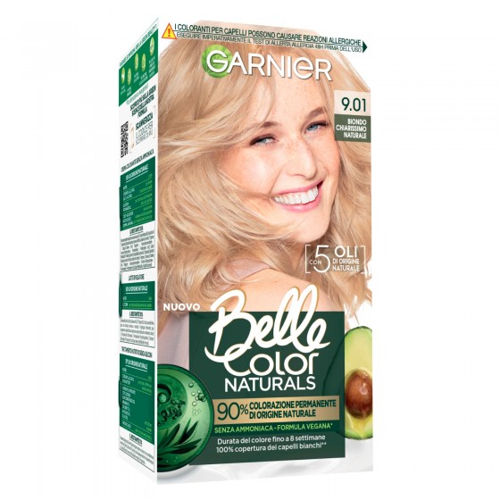 Garnier Belle Color Naturals Tinta Permanente per Capelli 9.01 Biondo Garnier Belle Color Naturals Tinta Permanente per Capelli 9.01 Biondo