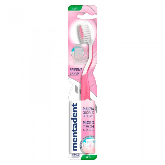 Mentadent Sensitive Expert Spazzolino con Setole Morbide Affosulate Mentadent Sensitive Expert Spazzolino con Setole Morbide Affosulate