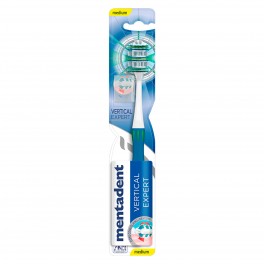 Mentadent Vertical Expert Spazzolino con Setole Medie Disposte a
