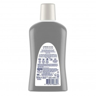 Mentadent Collutorio Carbone Attivo Zero Alcol Con Antibatterico -