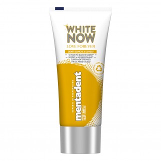 Mentadent White Now Love Forever Dentifricio Sbiancante - Flacone da