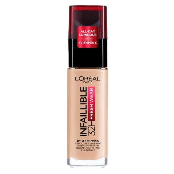 L'Oréal Paris Infaillible 32H Fresh Wear SPF 25 + Vitamina C L'Oréal Paris Infaillible 32H Fresh Wear SPF 25 + Vitamina C