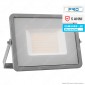 V-Tac Pro VT-56 Faro LED Floodlight 50W SMD Slim IP65 Chip Samsung Grigio - SKU 21764 / 21765