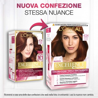 L'Oréal Paris Excellence Colorazione Permanente 4.54 Castano Mogano