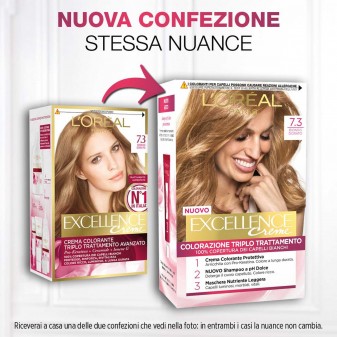 L'Oréal Paris Excellence Colorazione Permanente 7.3 Biondo Dorato