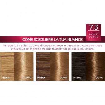 L'Oréal Paris Excellence Colorazione Permanente 7.3 Biondo Dorato