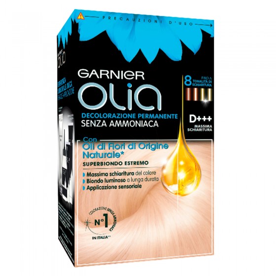 Garnier Olia Decolorazione Permanente per Capelli Superbiondo Estremo Garnier Olia Decolorazione Permanente per Capelli Superbiondo Estremo